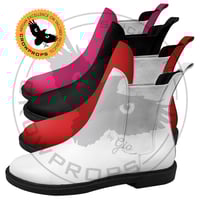 Image 1 of TK Classic Jhodpur Short Boots (White/Black/Red/Pink) - STANDARD SIZES and TAILORED too, you choose.
