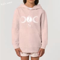 Image 1 of Kid's Cream Pink Sweat-shirt *Triple Moon*