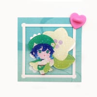 Image 2 of Genshin Flower acrylic pin