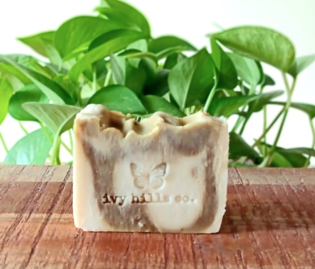moringa + mint soap
