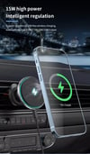 Fast Charging Mag Safe, Magnetic Car iPhone Holder Wireless Charger