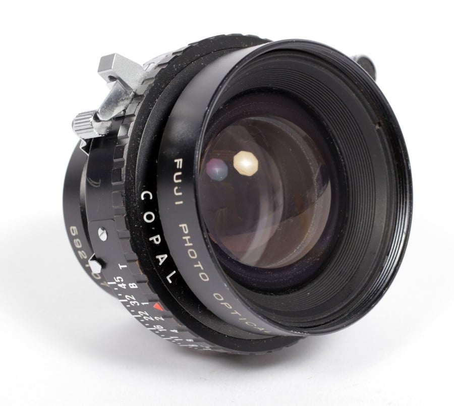 Image of Fuji Fujinon W (black) 125mm F5.6 lens in Copal #0 shutter #107