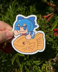 Cirno &Taiyaki fish sticker
