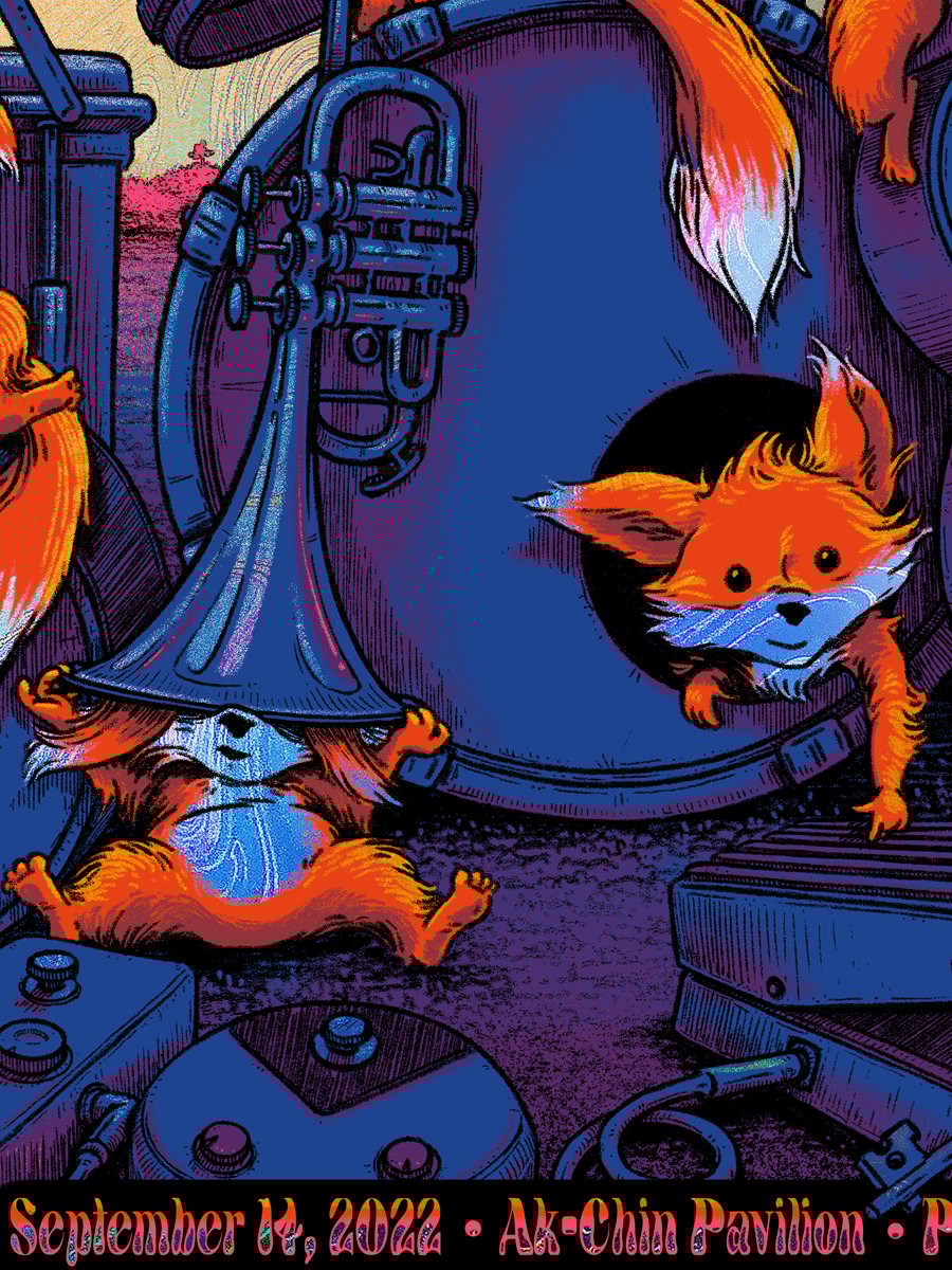 Image of Dave Matthews Band - Phoenix 2022 - Hazy Waves HoloFoil