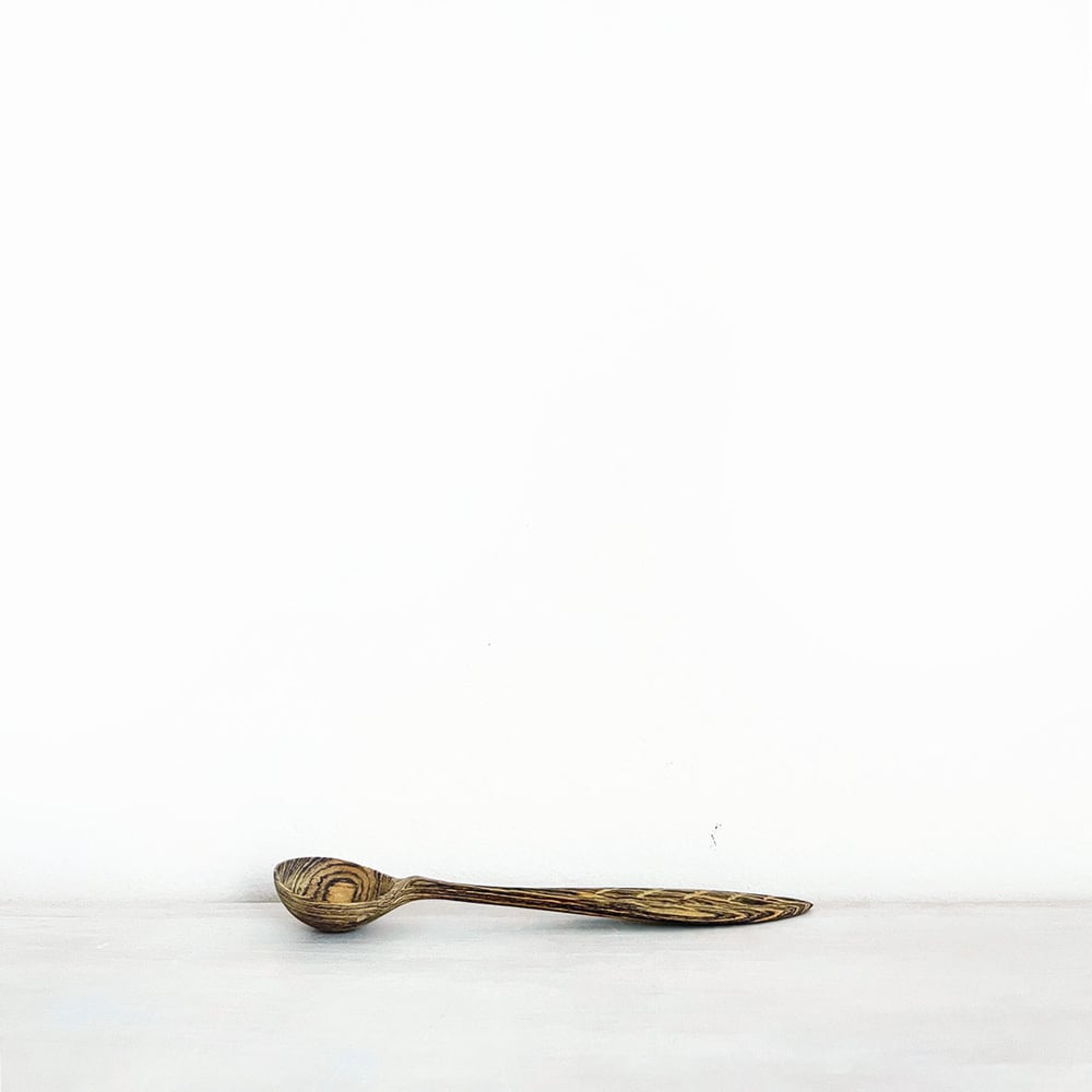 Image of Hoja Handmade Wooden Salsa Spoon