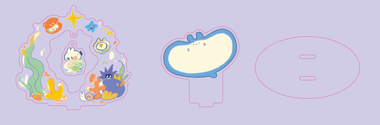 seafoam standee Image 4