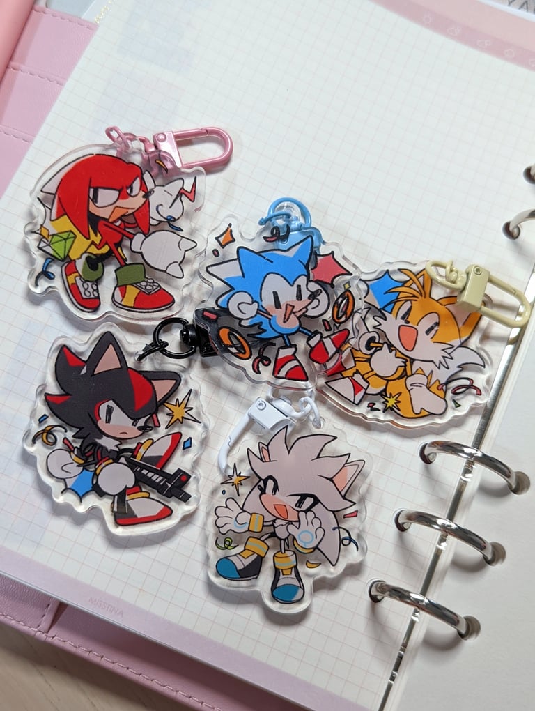 YEA SONIC acrylic charms Image 2
