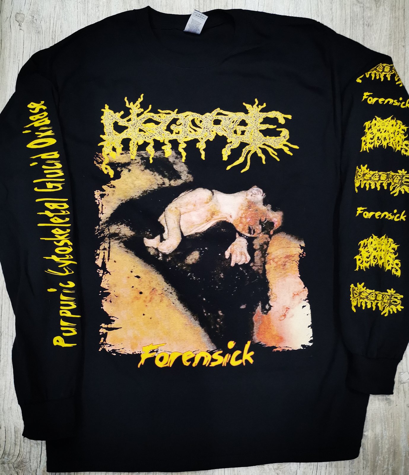 COYOTE RECORDS — DISGORGE Forensick Longsleeve -NEW !!!