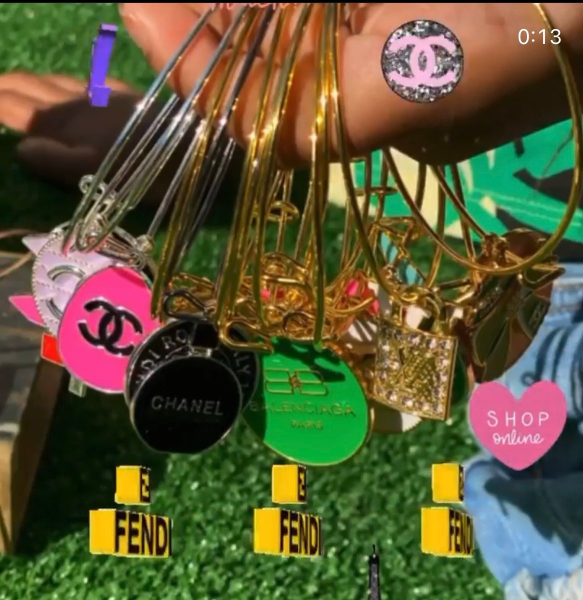 Charm designer sales