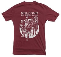 Image 1 of TEE-SHIRT UNISEX BORDEAUX Coton bio & équitable