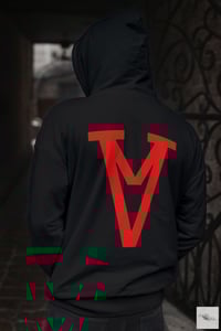 Image 5 of VV TAGGED/V LOGO DUALITY LOGO HOODIE