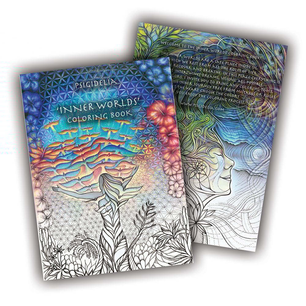 Image of COLORING BOOK 'Inner Worlds' / SPALVINIMO KNYGA "Vidiniai Pasauliai"