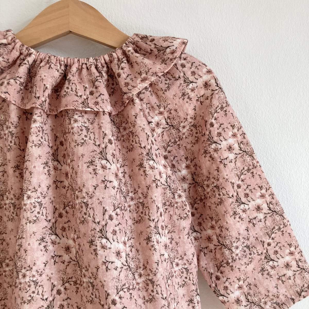 Mavie Blouse-rose pattern