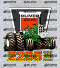 Apparel - Classic Oliver 2255 Row Crop, Rear Duals - TD 9D, TD 9L
