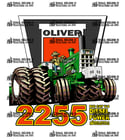 Apparel - Classic Oliver 2255 Row Crop, Rear Duals - TD 9D, TD 9L