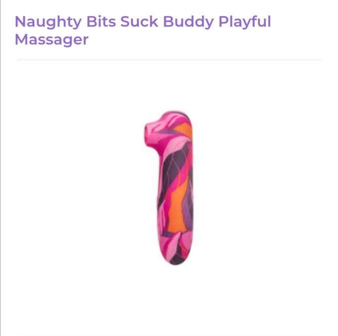 Image of Naughty Bits Suck Buddy Playful Massager