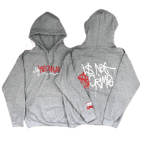 Image 1 of GREY HOODIE “Is not a Crime”