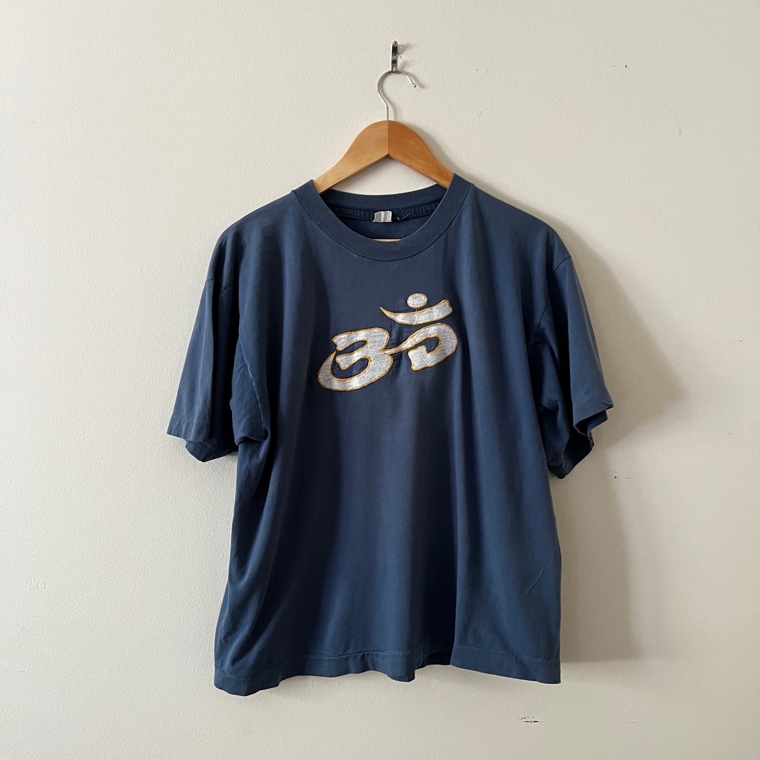 Image of Om Embroidered T-Shirt