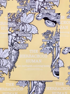 Image of THE HERBACEOUS HUMAN [an herbalist coloring book]