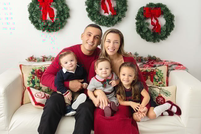 CHRISTMAS COUCH SET UP (FAMILY/CHILD)