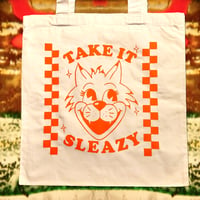 Image 1 of TAKE IT SLEAZY TOTE BAG