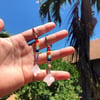 Chakra balancing keychain w/merkabah