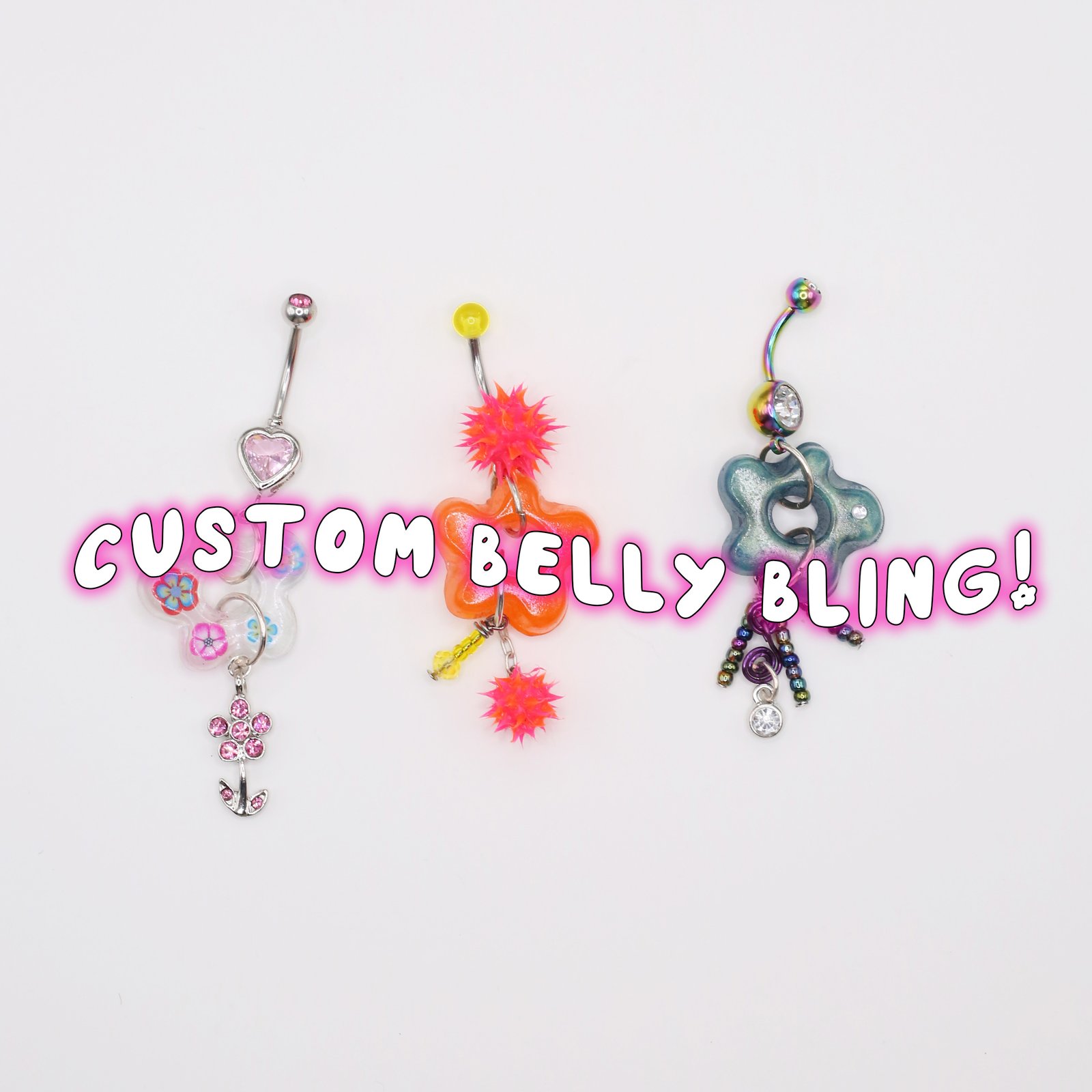 Buy Belly Button Ring,custom Name Belly Ring,custom Letter Belly Button Ring ,personalized Name Belly Ring,dainty Navel Ring,valentines Day Gift Online  in India - Etsy