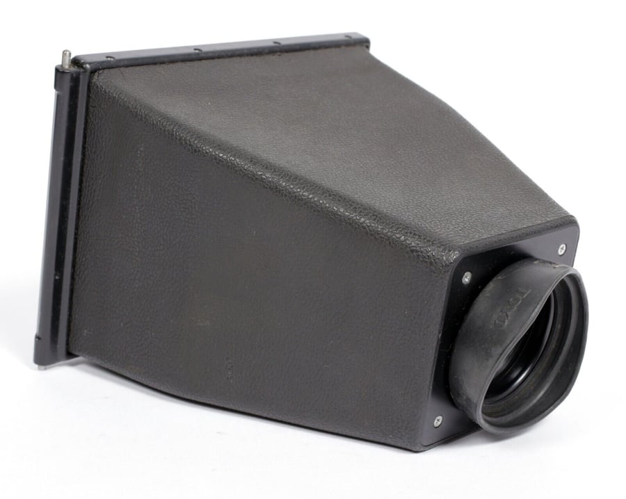 Image of Toyo monocular magnifier collapsible hood for all Toyo and Horseman 4X5 cameras
