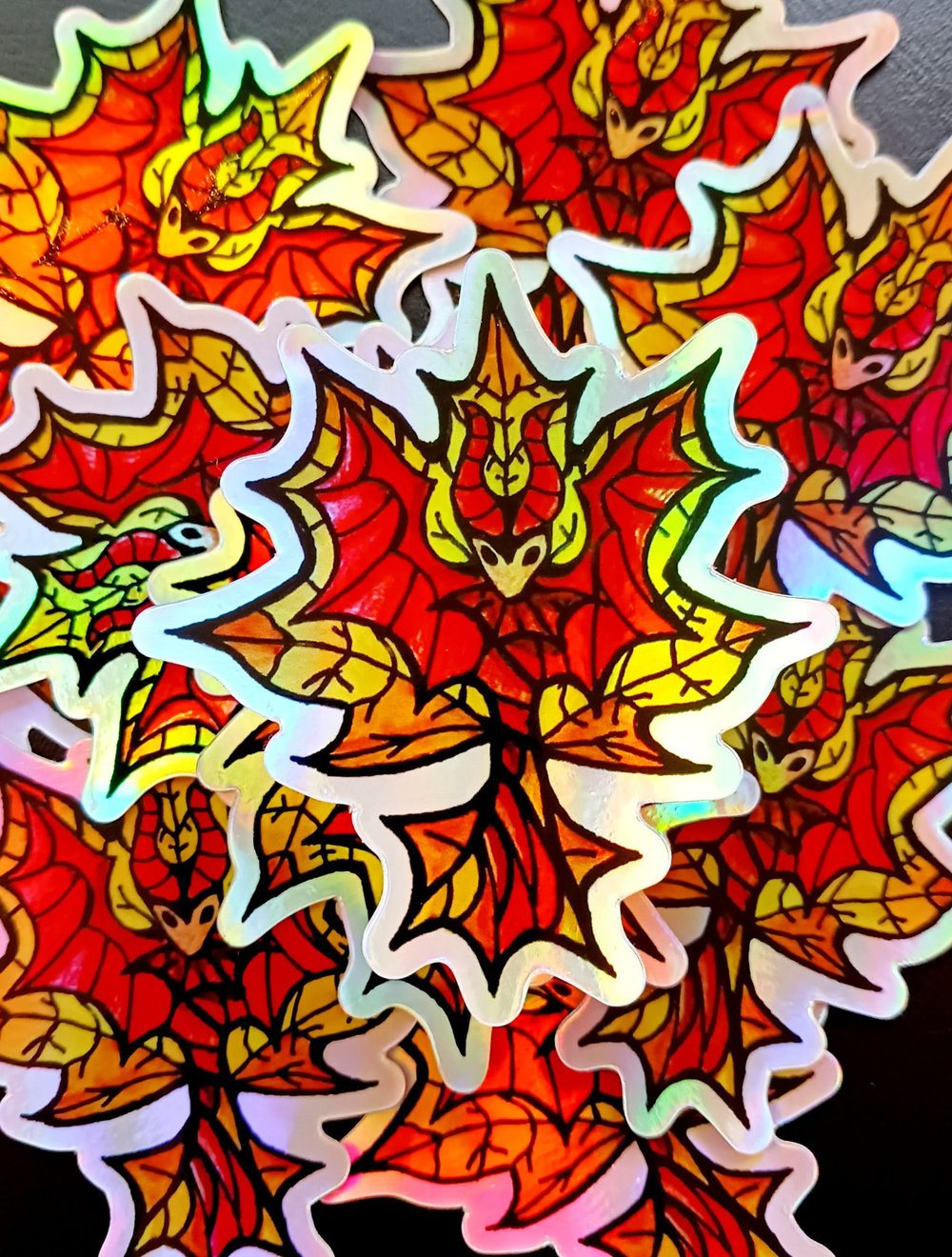 Image of Autumn Fae Holographic Vinyl Sticker