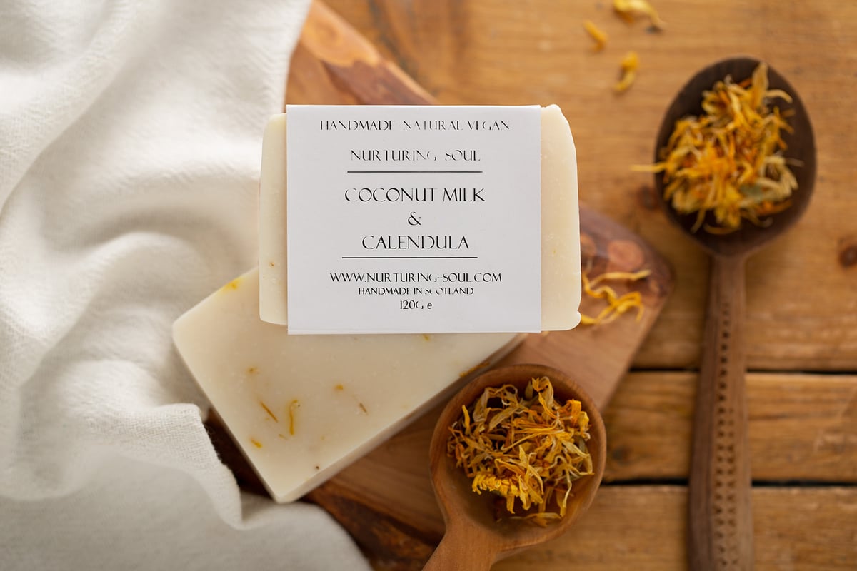 Image of Coconut Milk Calendula Soap