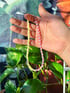 Leaf Charm Anklet - Pink/Yellow Image 3