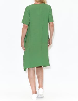 Image of Harper Cotton Pocket Dresses - Green