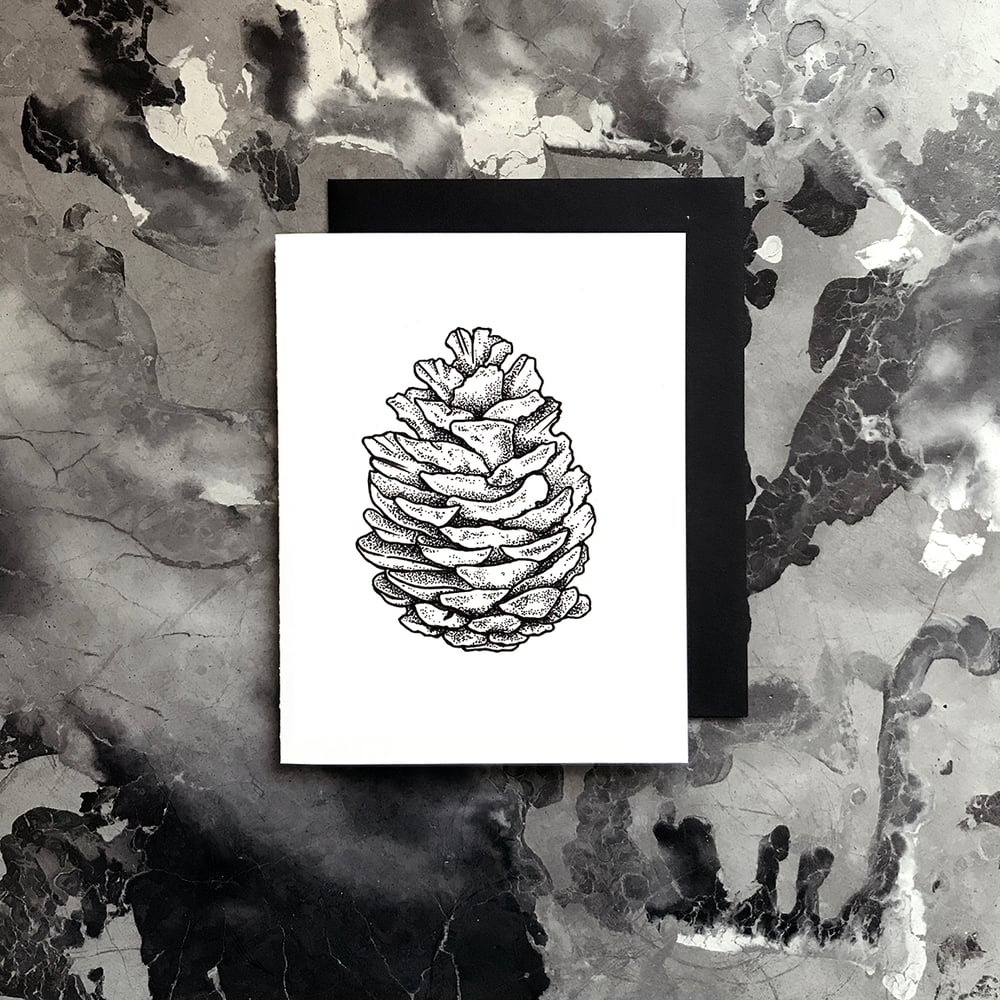 Image of Pinecone Card / Small Print