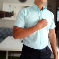 Image 2 of JEGGAE SHIRT 'J-MINT' MEN'S SHORT & LONG SLEEVE