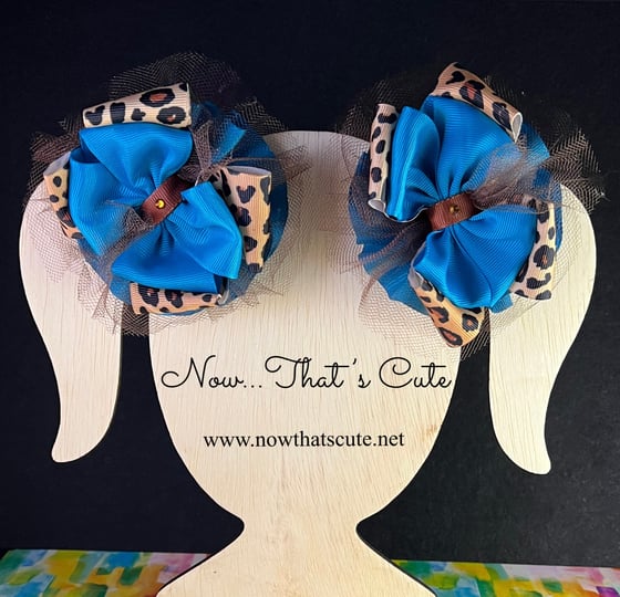 Image of Leopard/Turquoise Diva STARBURST Set