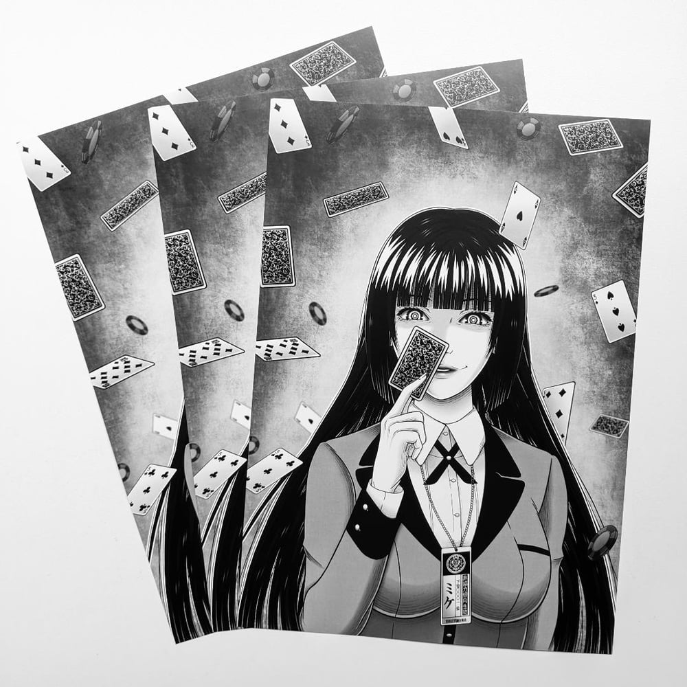 'GAMBLING GIRL' PRINT