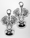 'SPIRAL HAIR GIRL' KEYCHAIN