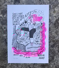 NEVER HAD A PLAN riso print A3 