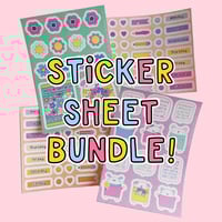 Image 1 of Sticker Sheet Bundle