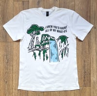 Image 1 of Cardigan Waterfall T-Shirt (White)