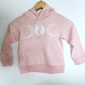 Image of Kid's Cream Pink Sweat-shirt *Triple Moon*