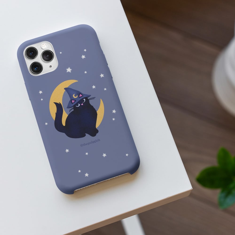 Image of WITCH’S FAMILIAR CAT PHONE CASE