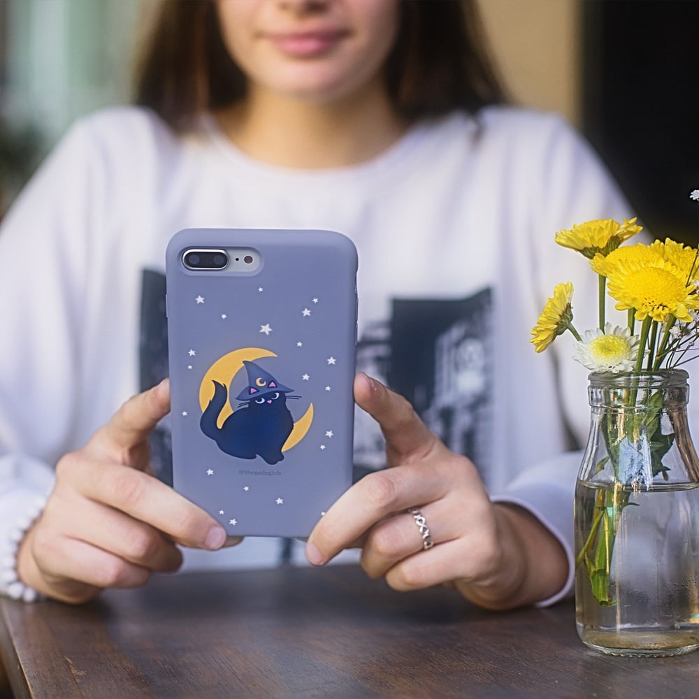 Image of WITCH’S FAMILIAR CAT PHONE CASE