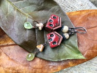 Image 1 of A home has many chapters earrings/ n.89