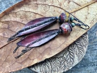 Image 4 of Fall Whispers earrings/ n37