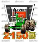 Apparel - Classic Oliver 2150 Row Crop, Rear Duals - TD 11D, TD 11L