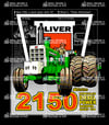 Apparel - Enhanced Oliver 2150 Row Crop, Rear Duals - TD 12