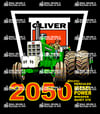 Apparel - Classic Oliver 2050 Row Crop, Rear Duals - TD 15D, TD 15L