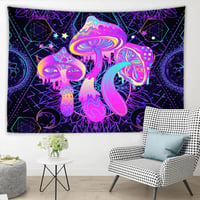 Psychedelic Mushroom Tapestry