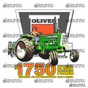 Apparel - Classic Oliver 1750 Row Crop - TD 25D, TD 25L